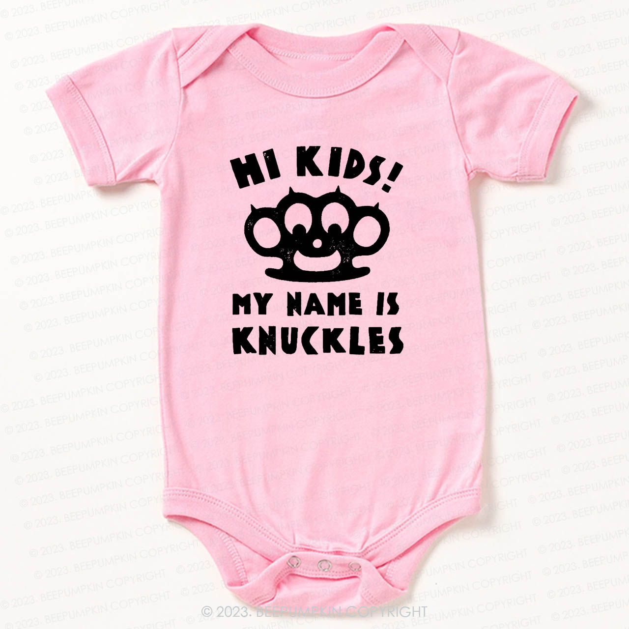 Hi Kids, My Name Is Knuckles Bodysuit For Baby