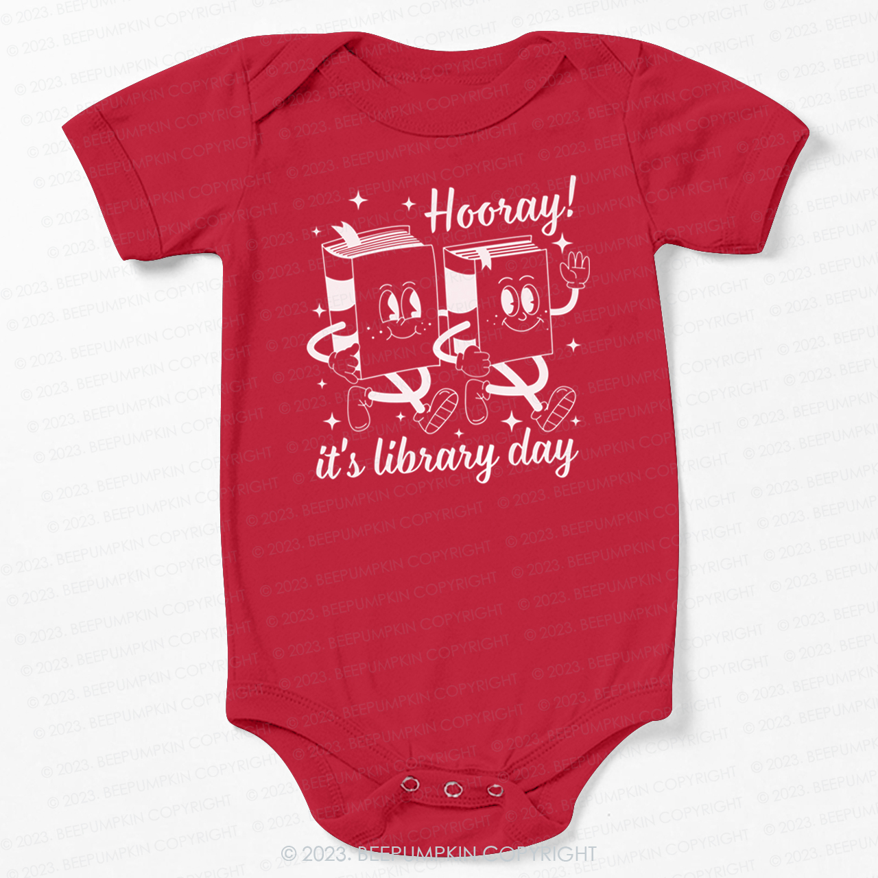 Hooray It's Library Bodysuit For Baby