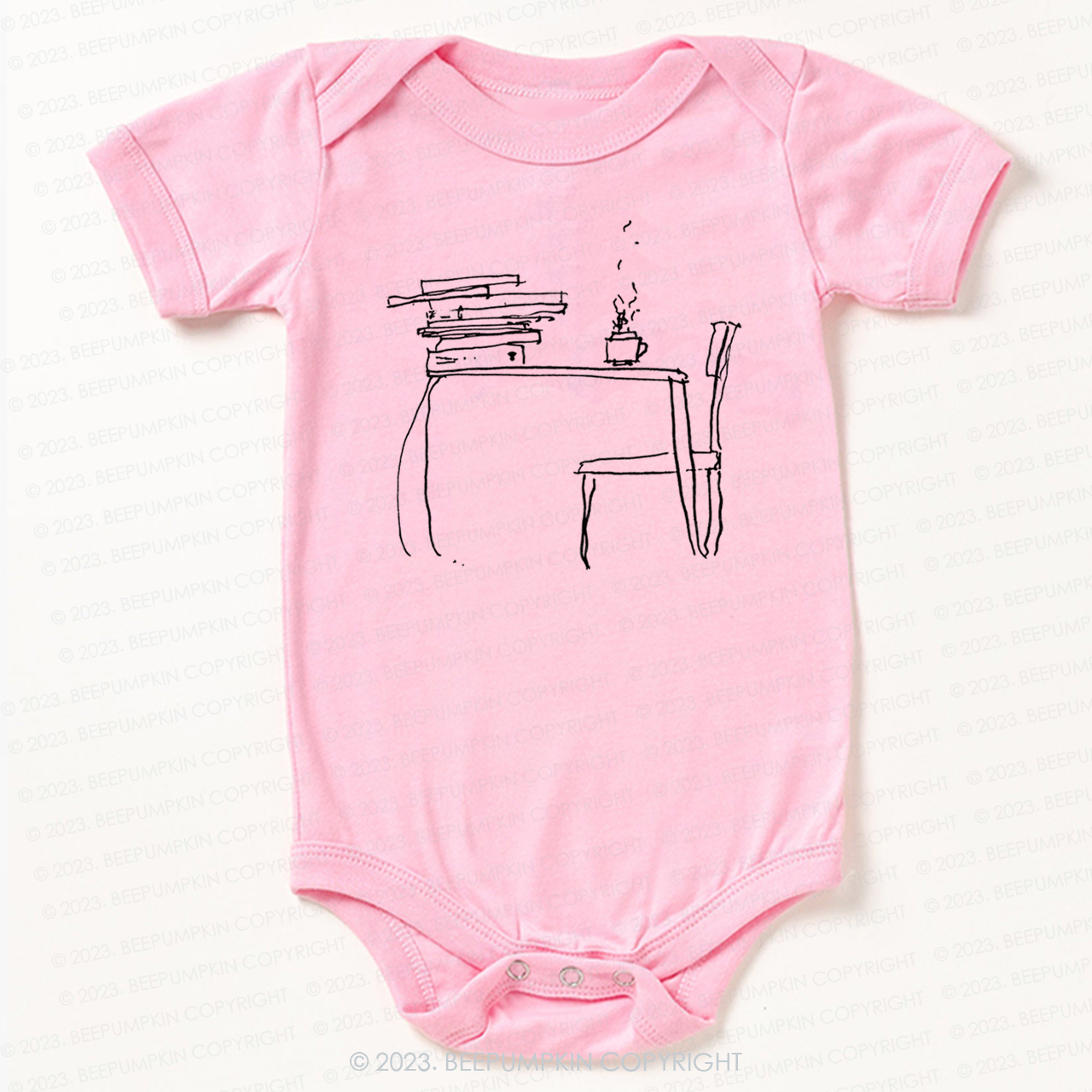 Literary Coffee Book Lover Bodysuit For Baby