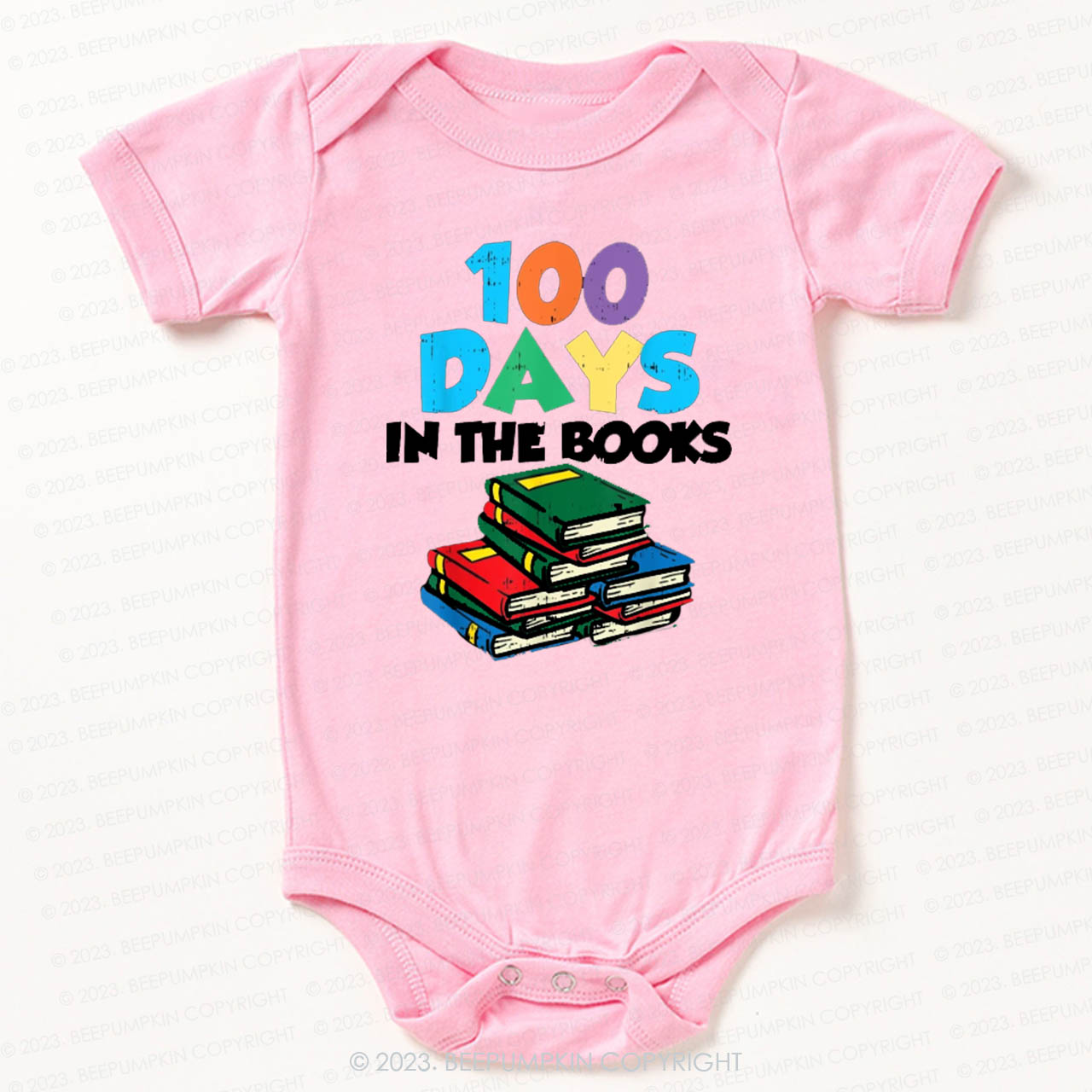 100 Days In The Books Bodysuit For Baby