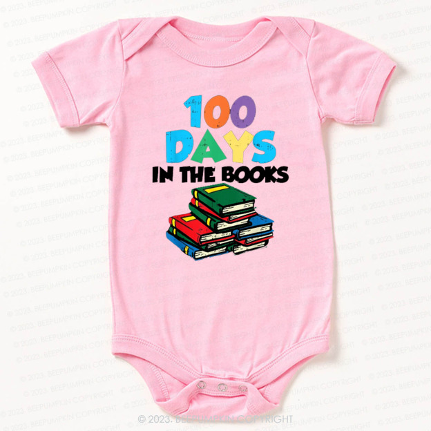 100 Days In The Books Bodysuit For Baby