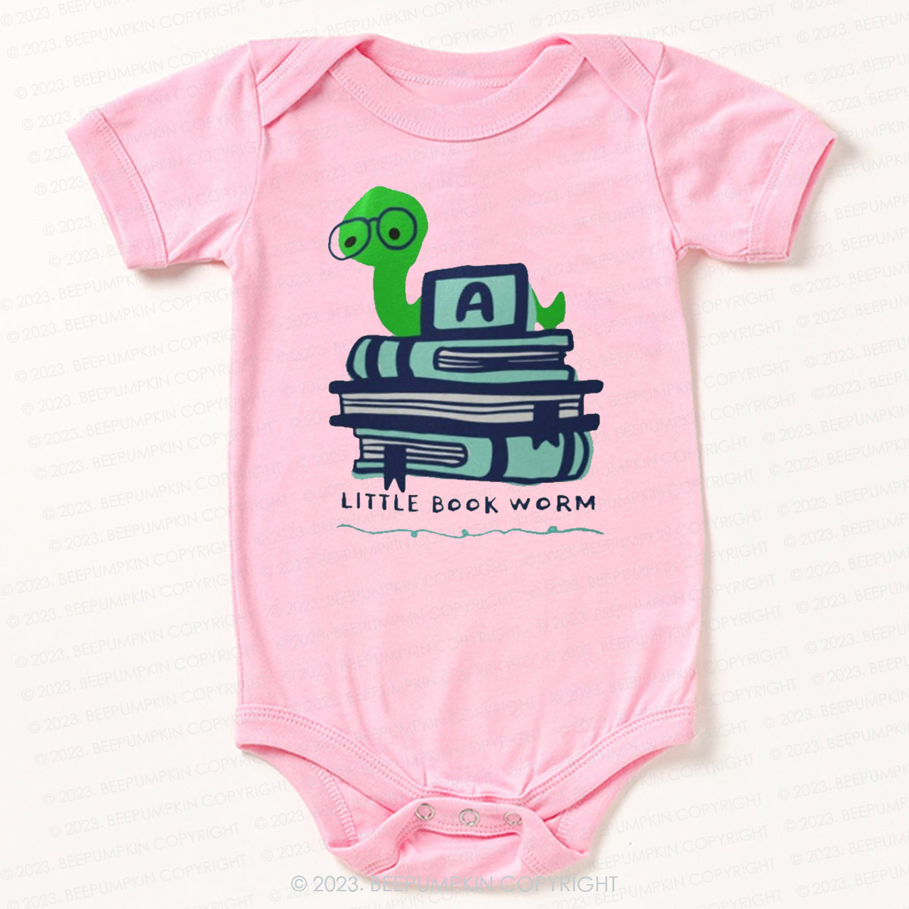 Little Book Worm Bodysuit For Baby