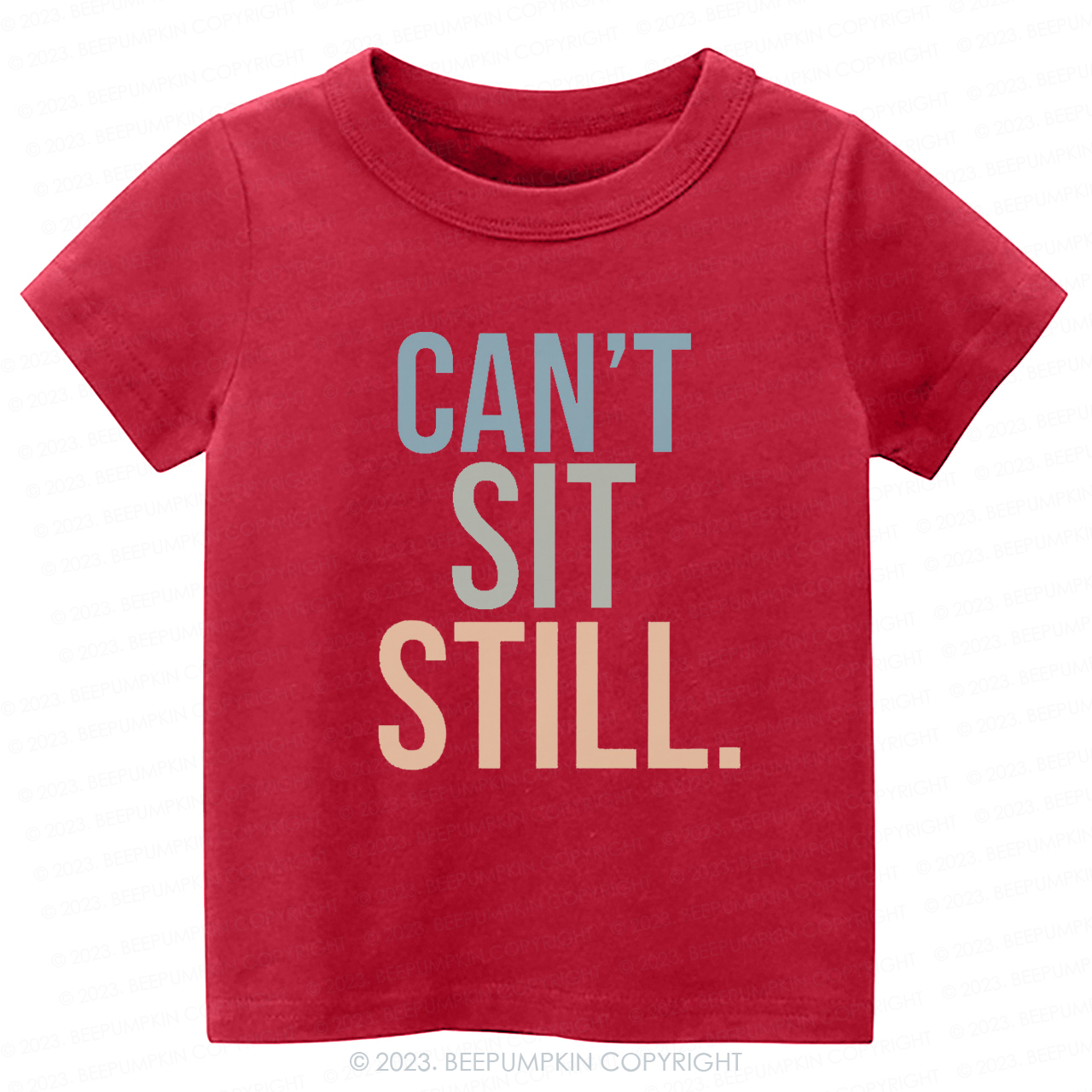 Can't Sit Still Kids Shirt