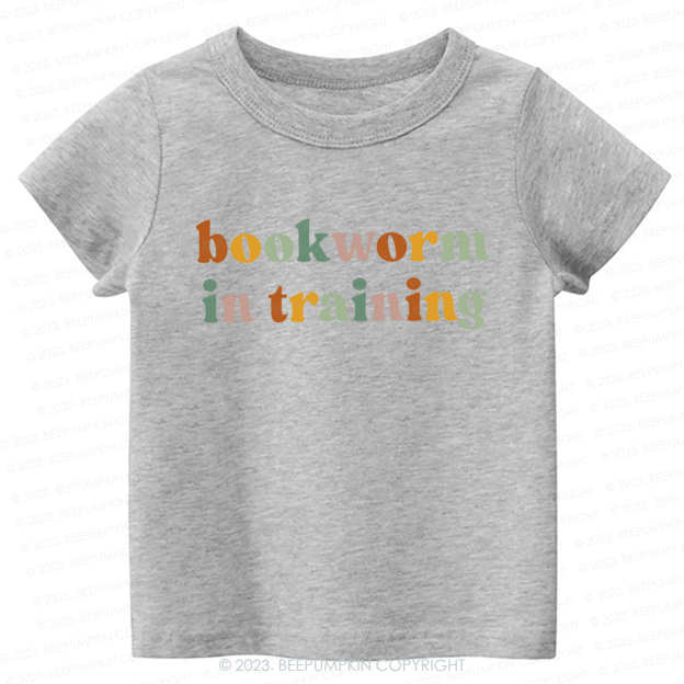 Bookworm In Training Kids Shirt