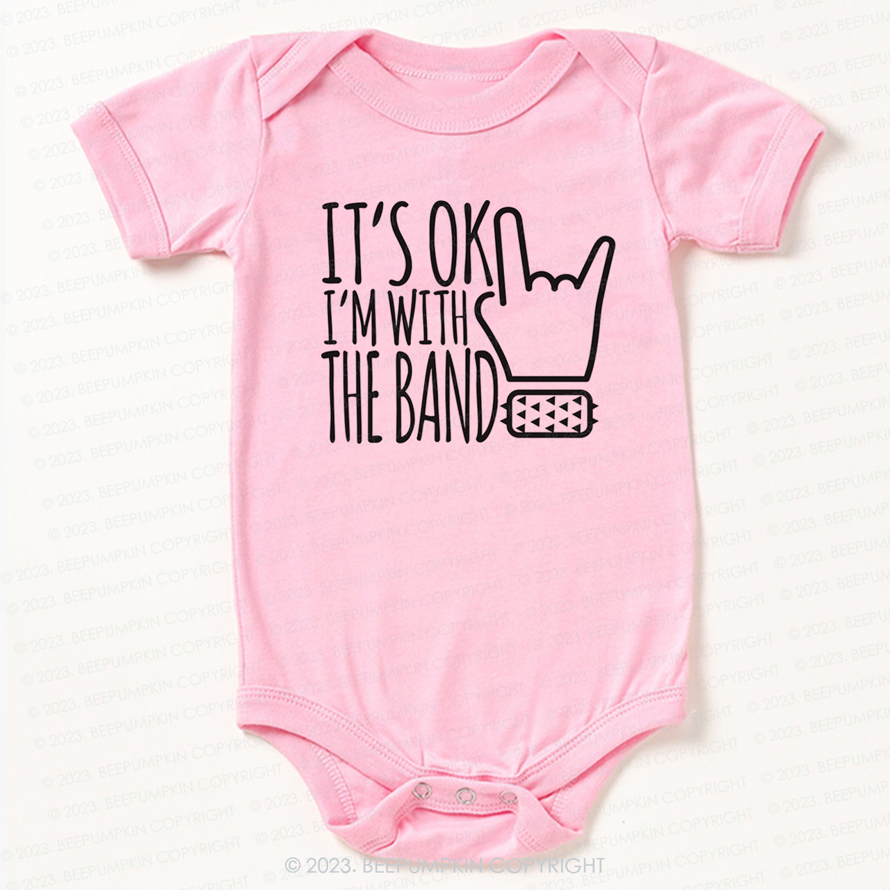 I'm With The Band Bodysuit For Baby