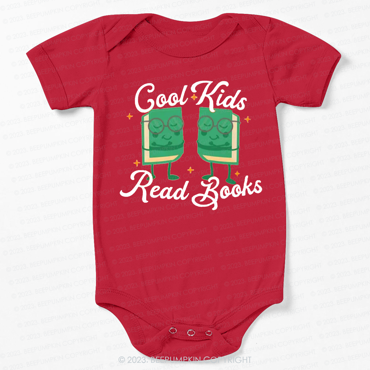 Cool Kids Read Books Funny Bodysuit For Baby