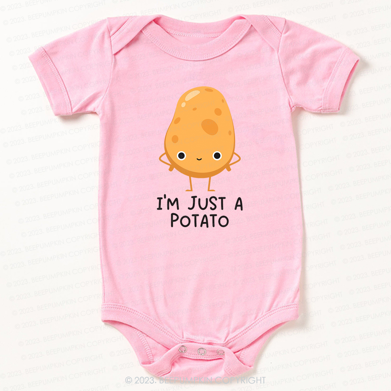 I'm Just A Potato Natural Bodysuit For Baby