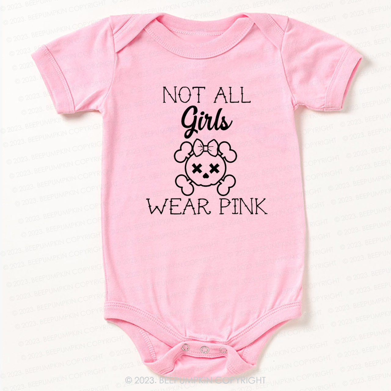 Not All Girls Wear Pink Punk Bodysuit For Baby