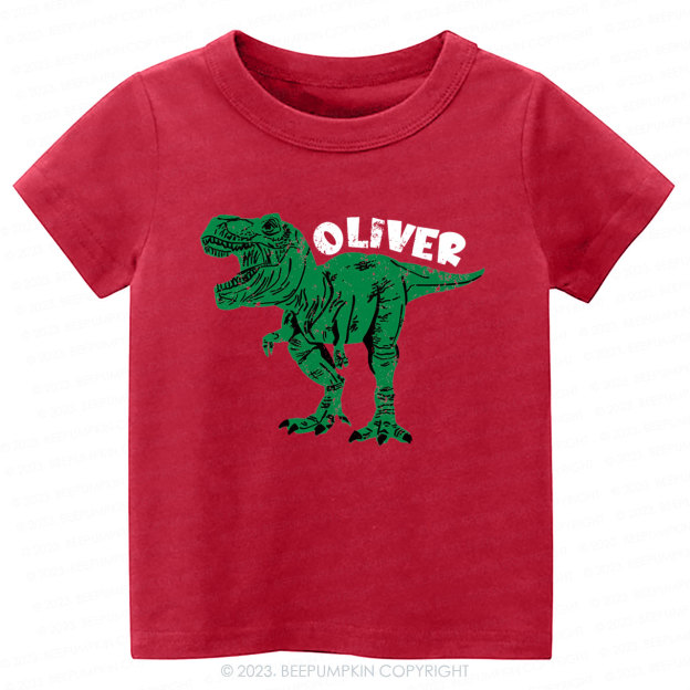 Personalized Dinosaur Kids Shirt