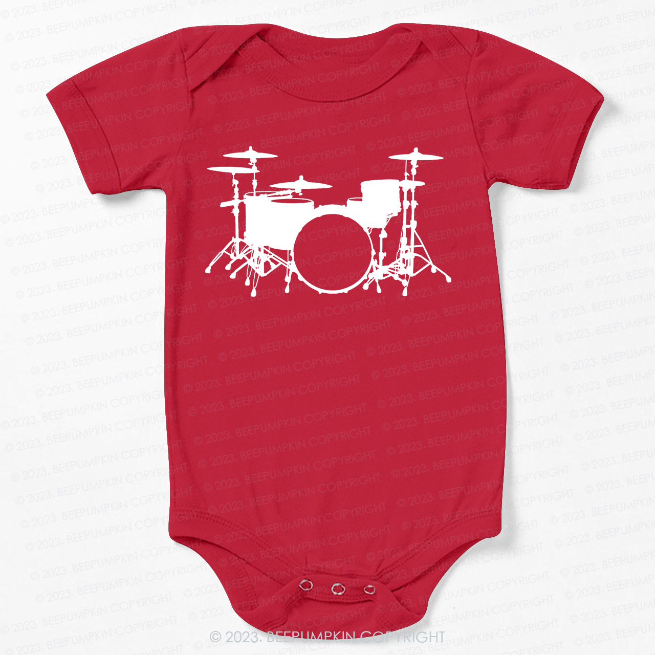 Drumset Music Bodysuit For Baby