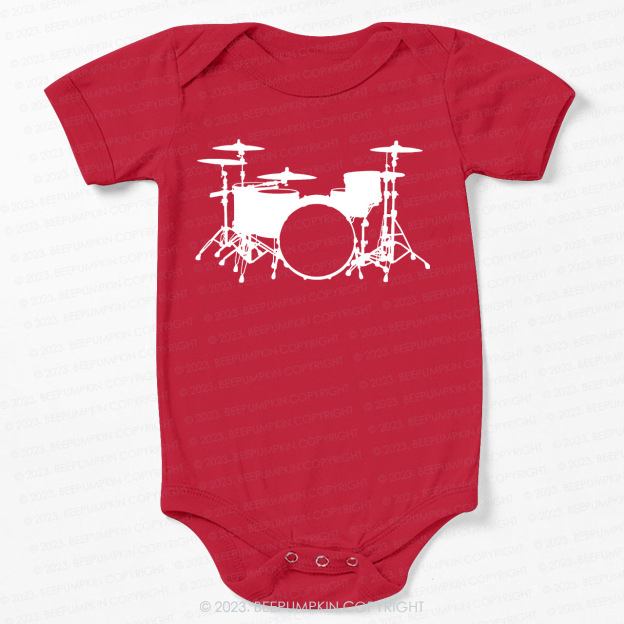 Drumset Music Bodysuit For Baby