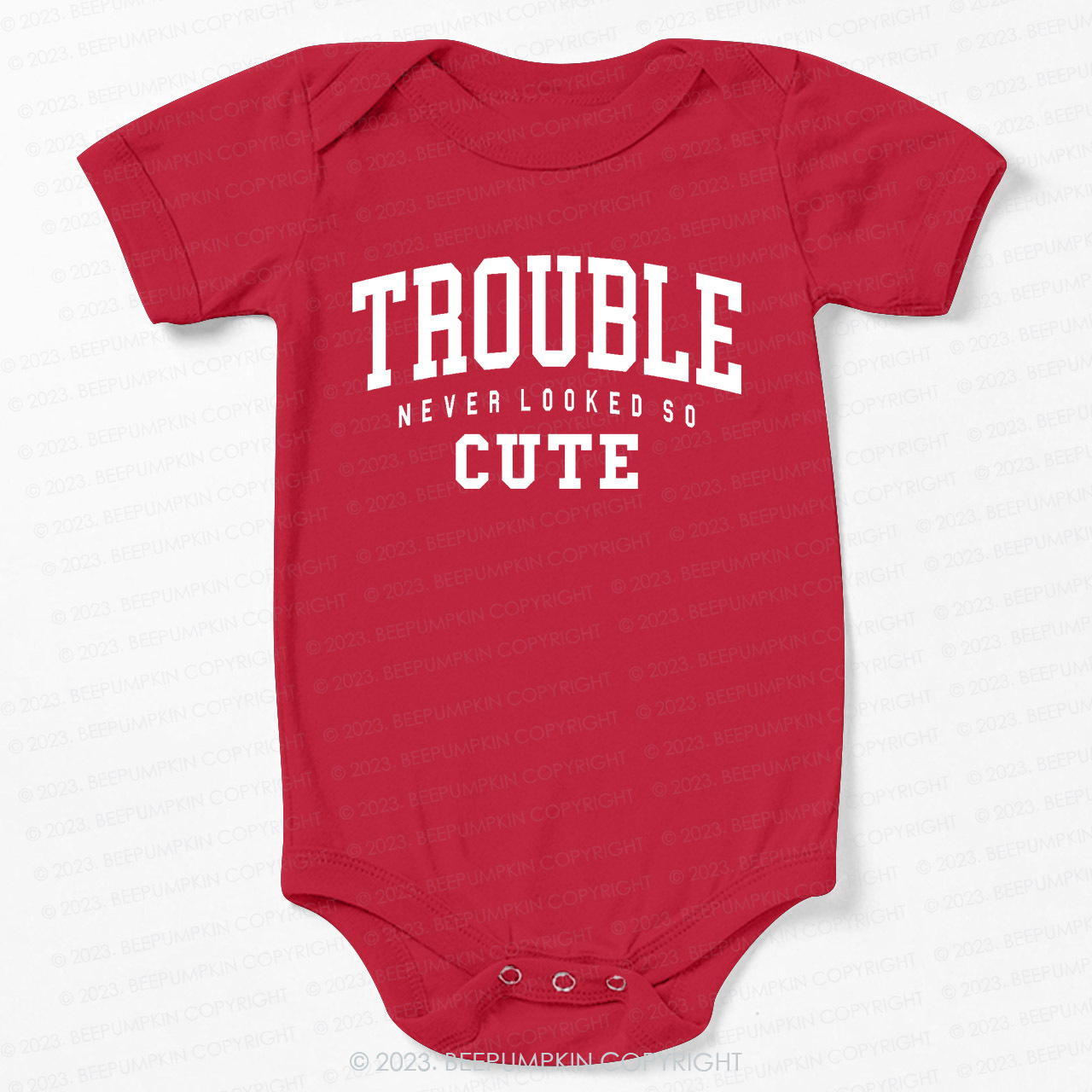Trouble Never Looked So Cute Bodysuit For Baby
