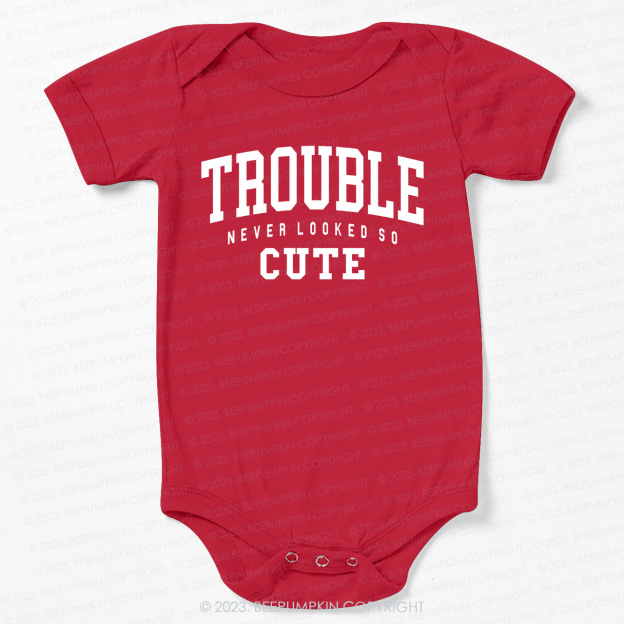 Trouble Never Looked So Cute Bodysuit For Baby