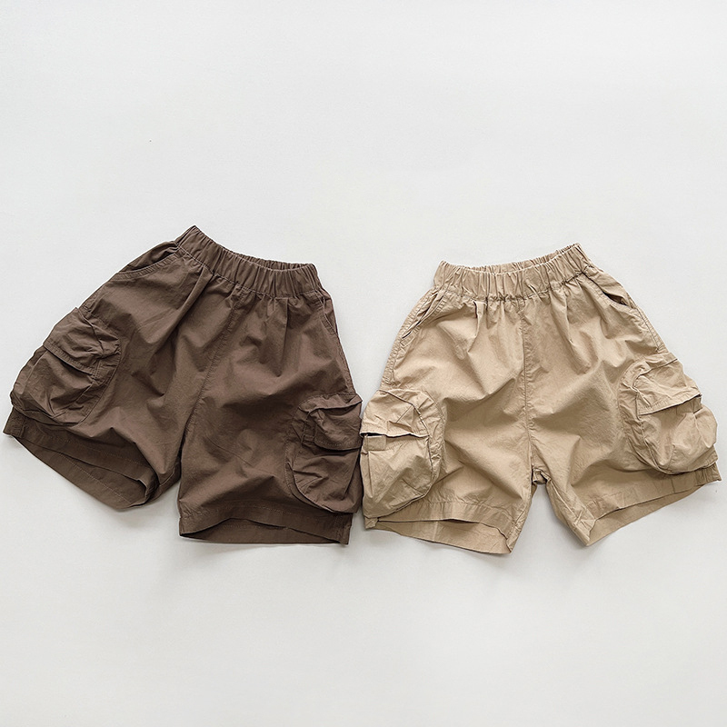 Workwear Capri Shorts For Toddler Kids