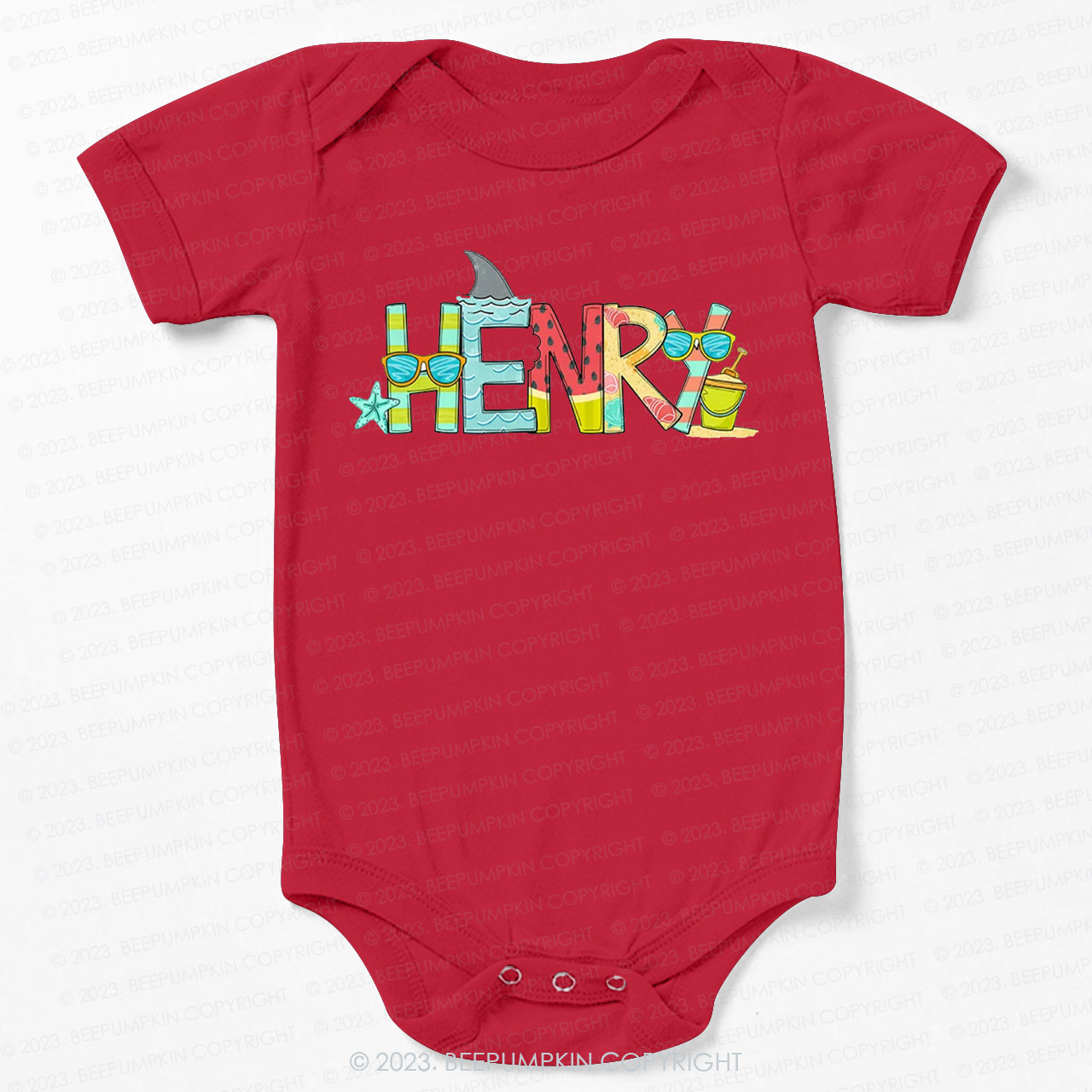 Personalized Summer Bodysuit For Baby