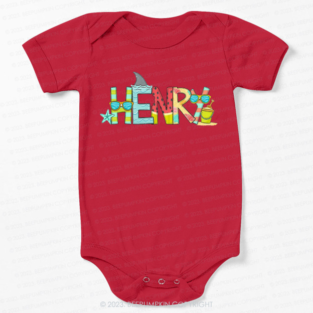 Personalized Summer Bodysuit For Baby