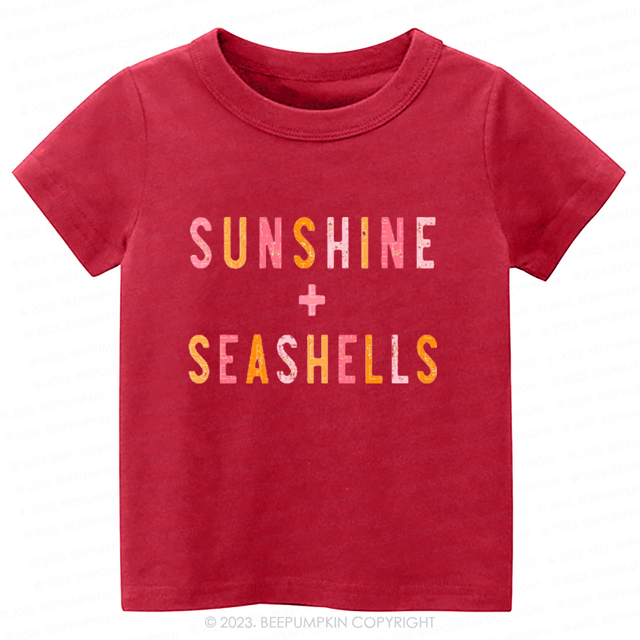 Sunshine And Seashells Kids Shirt