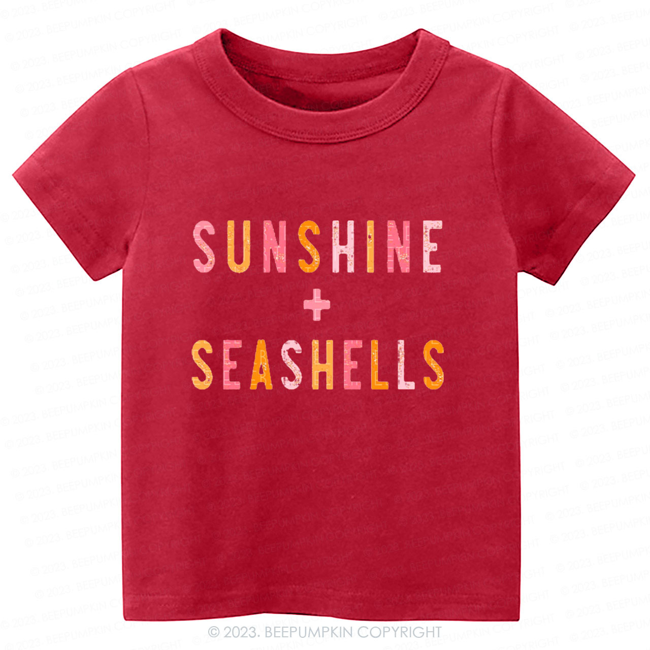Sunshine And Seashells Kids Shirt