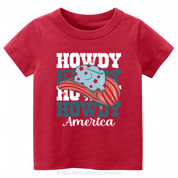 Howdy Cowboy Shirt For Kids