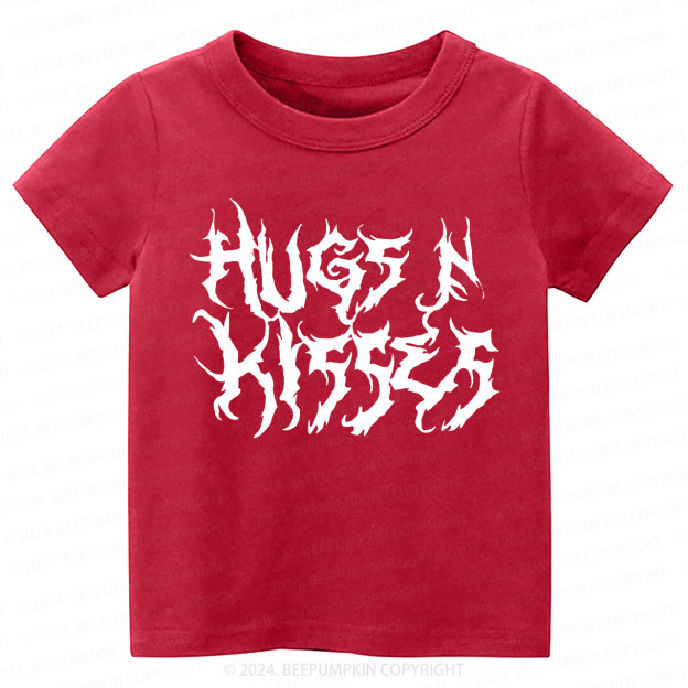 Hugs N Kisses Heavy Metal Toddler&Kids Tees 8