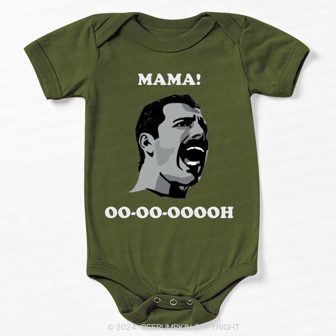 Bohemian Funny Man Bodysuit For Baby