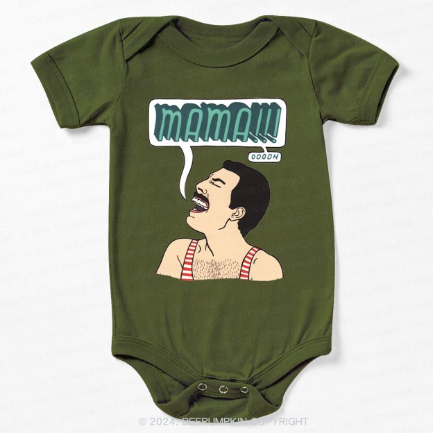 Funny Crazy Man Bodysuit For Baby 8