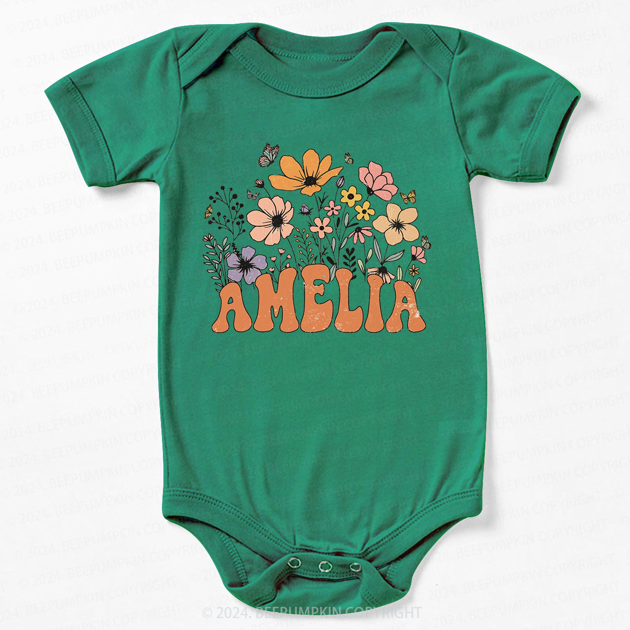 Personalized Girl Bodysuit For Baby 
