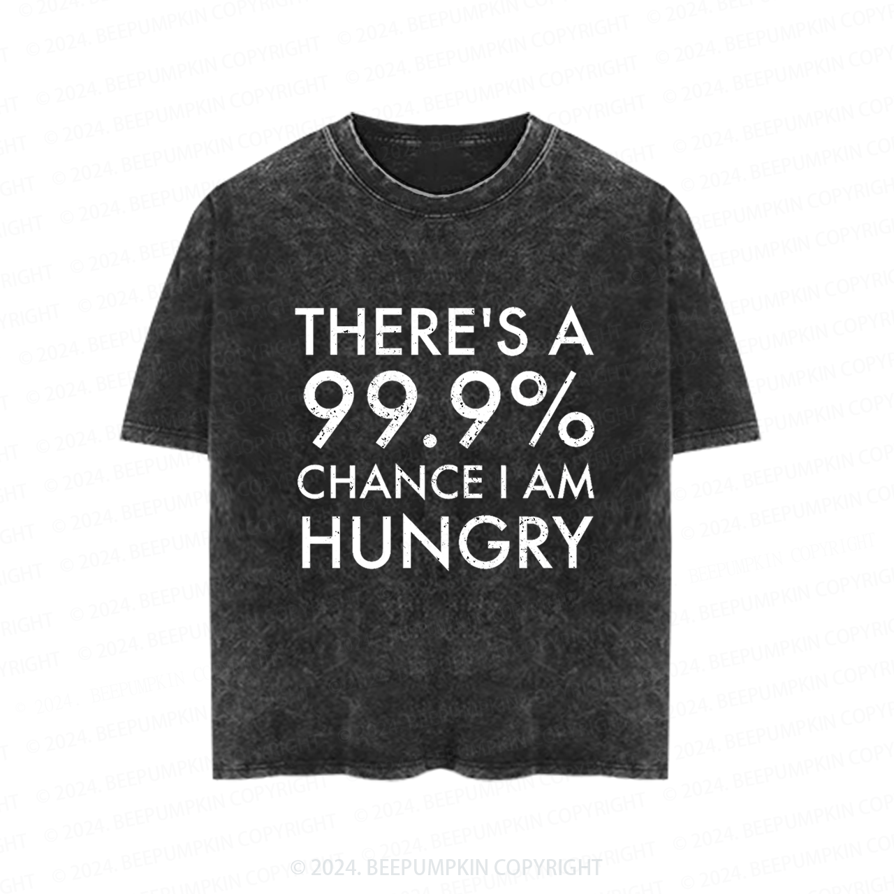 Chace I Am Hungry Toddler&Kids Washed Tees          