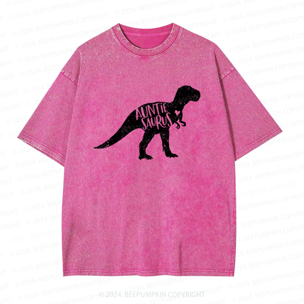 AuntieSaurus Aunt Washed Tees
