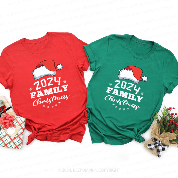 Family Christmas 2024 Lucky Day T-Shirt For Family Beepumpkin