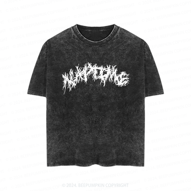 Nap Time Heavy Metals Toddler&Kids Washed Tees          