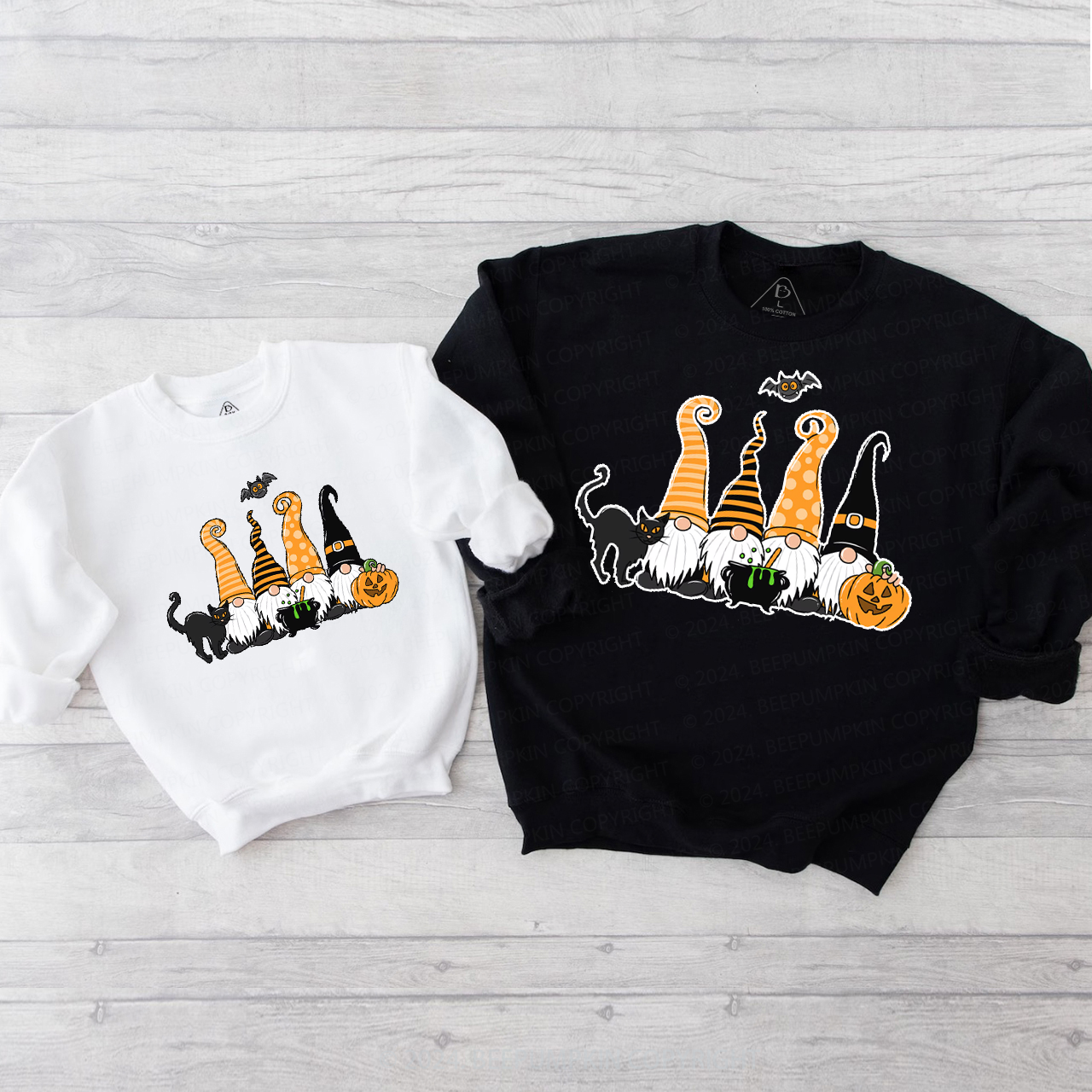 Halloween Gnomes Family Matching Sweatshirt