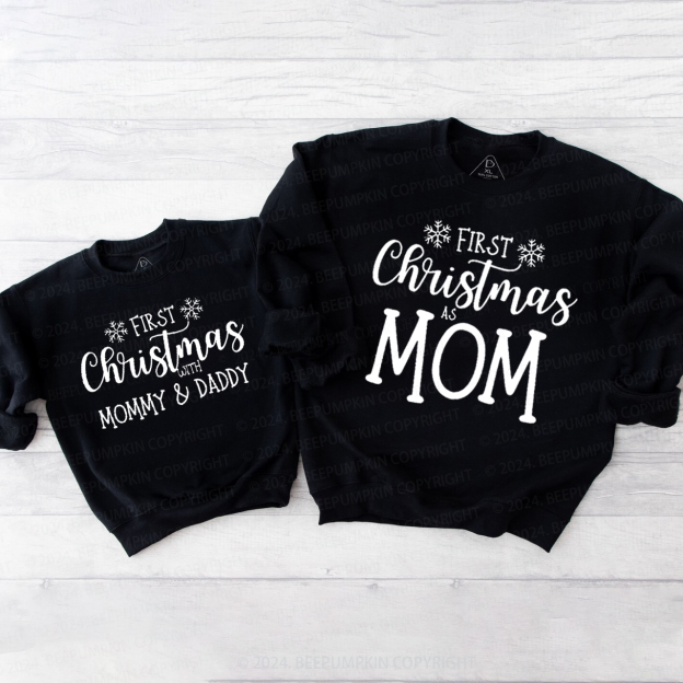 Our First Christmas Family Christmas Sweatshirt