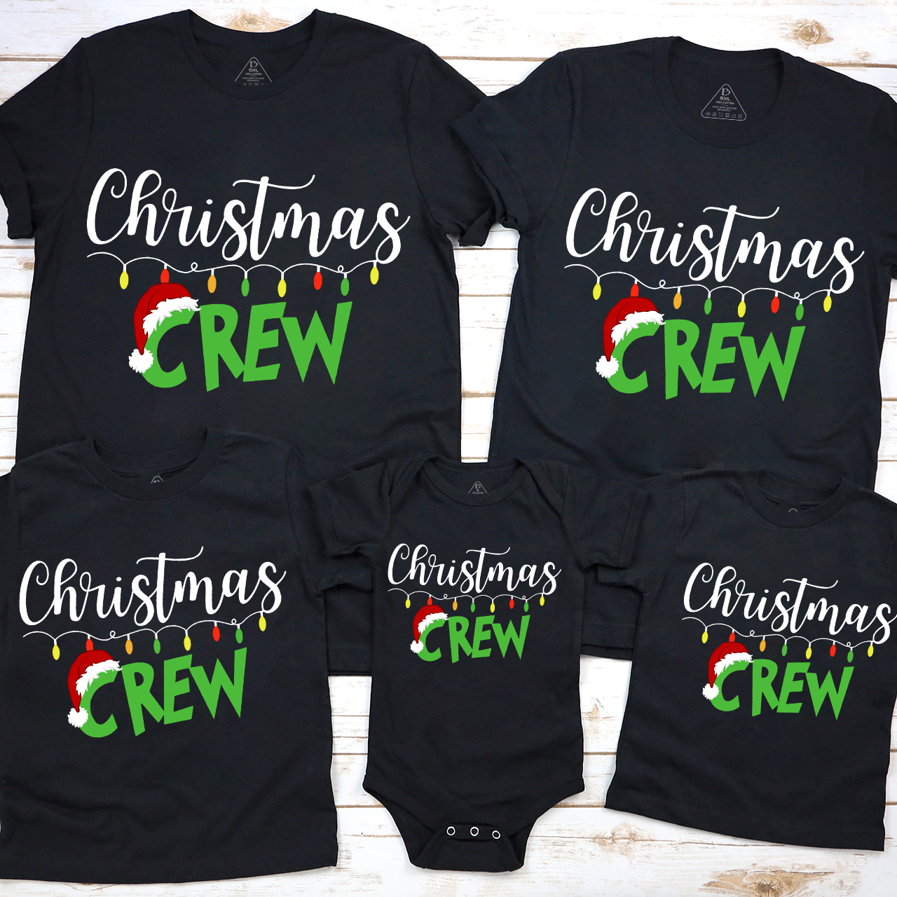 Christmas Crew Lanterns  Family Shirts Beepumpkin
