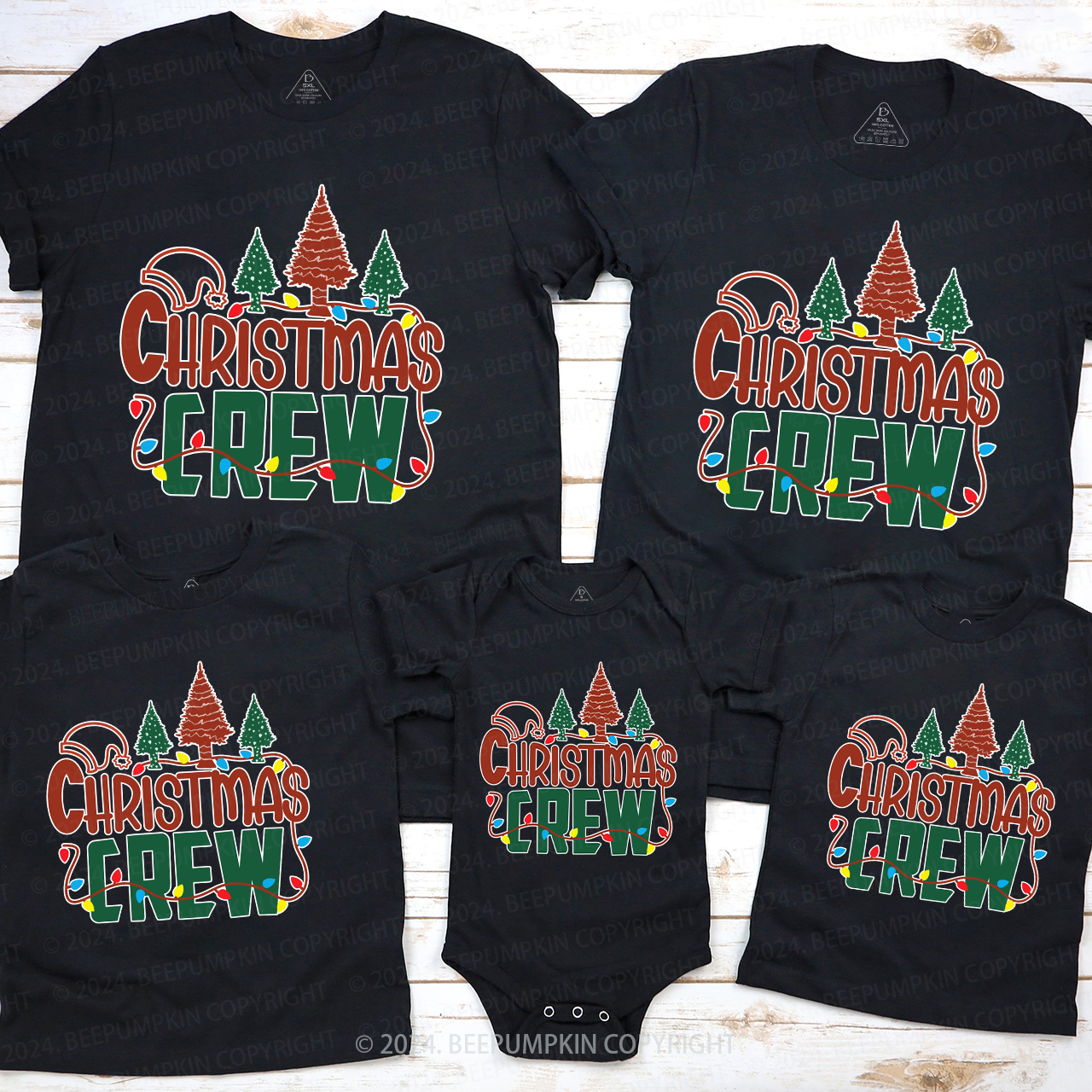 Christmas Crew Family Matching Shirt