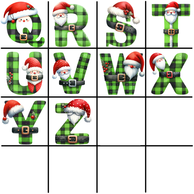 Personalized Green Plaid Letter Family Matching Blue Pajamas Beepumpkin