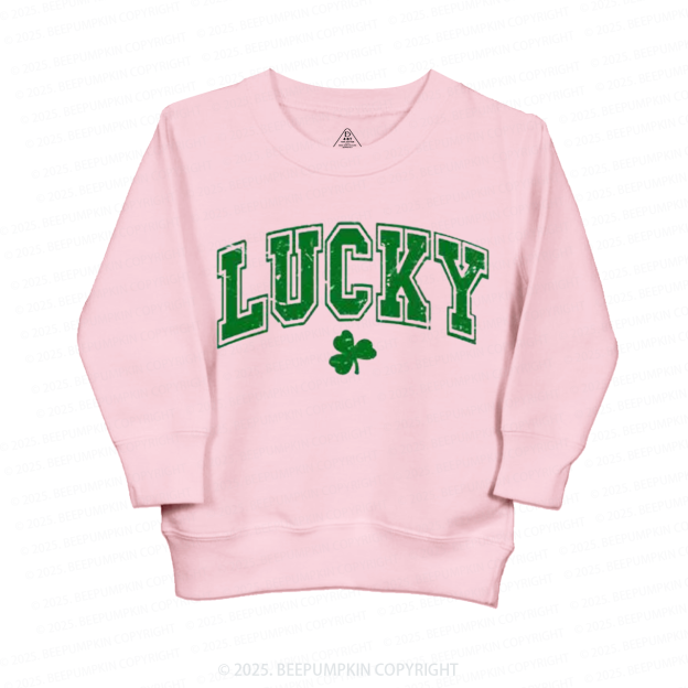 Lucky Shamrock St. Patrick's Day Kid's Sweatshirt