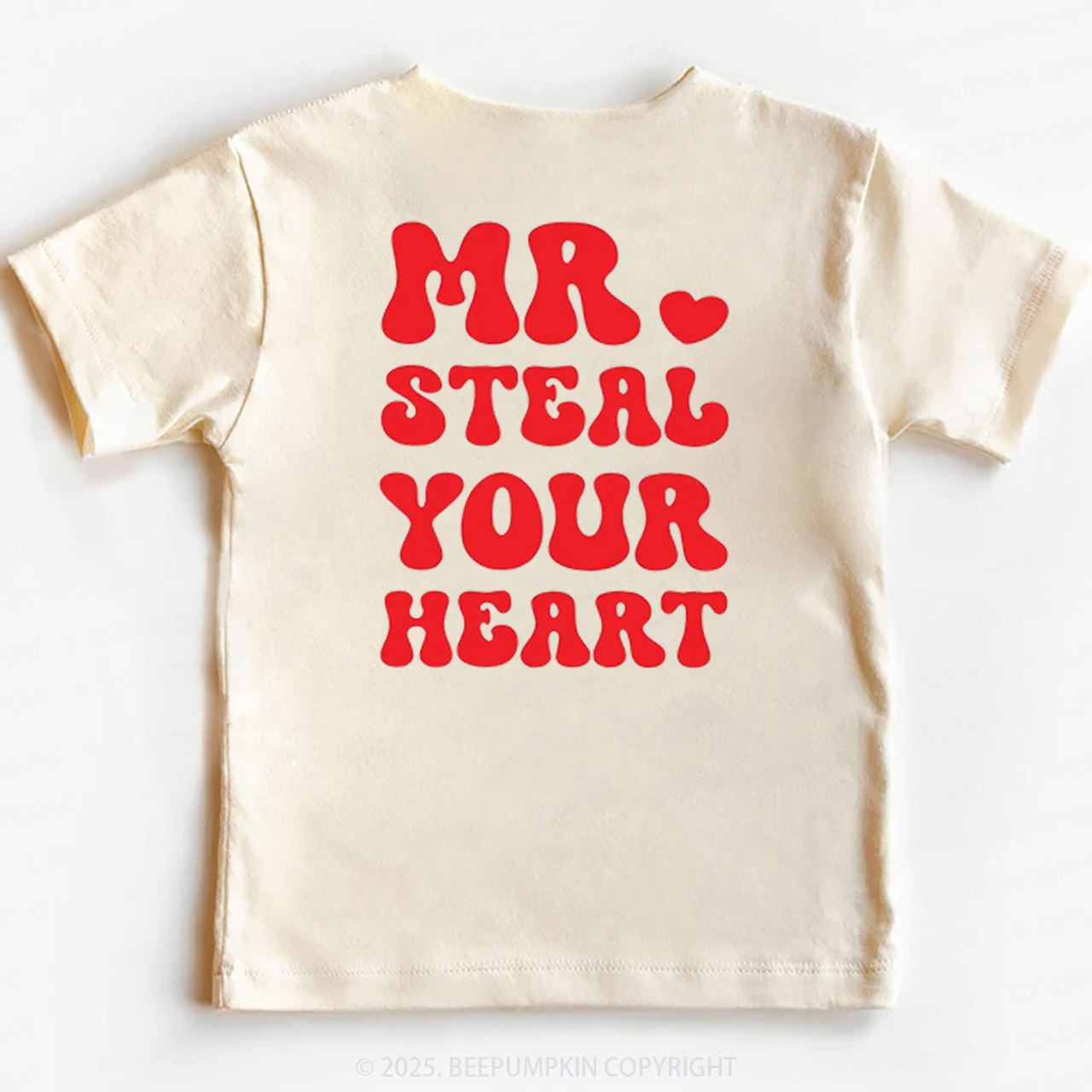 Mr Steal Your Heart Valentine's Day Toddler&Kid's Tees Beepumpkin