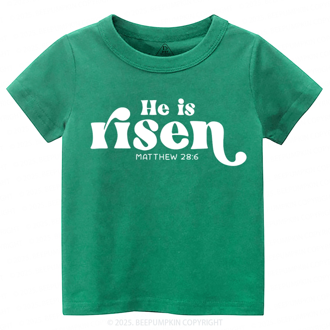 He Is Risen Toddler&Kid's Tees Beepumpkin