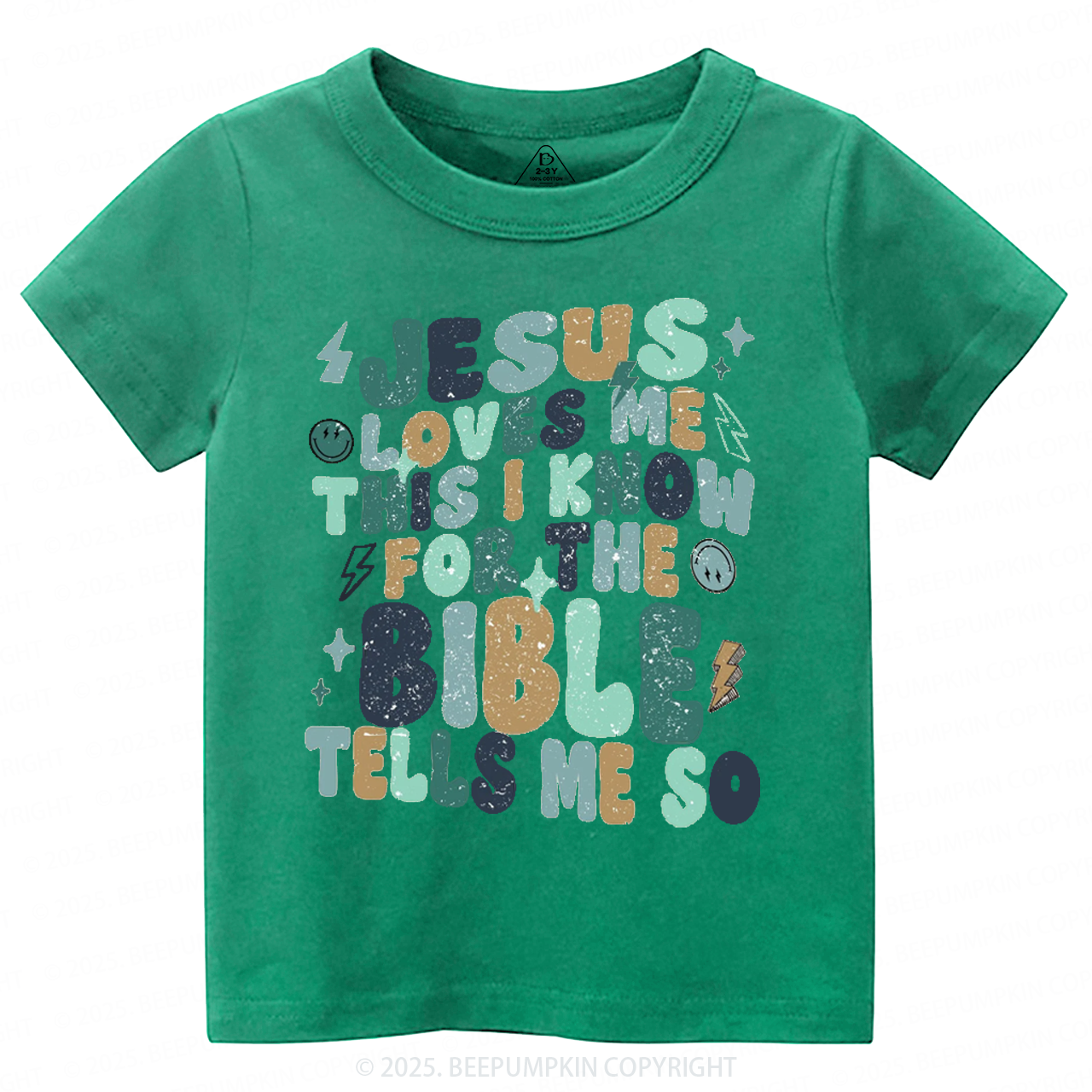 Jesus Loves Me Toddler&Kid's Tees Beepumpkin