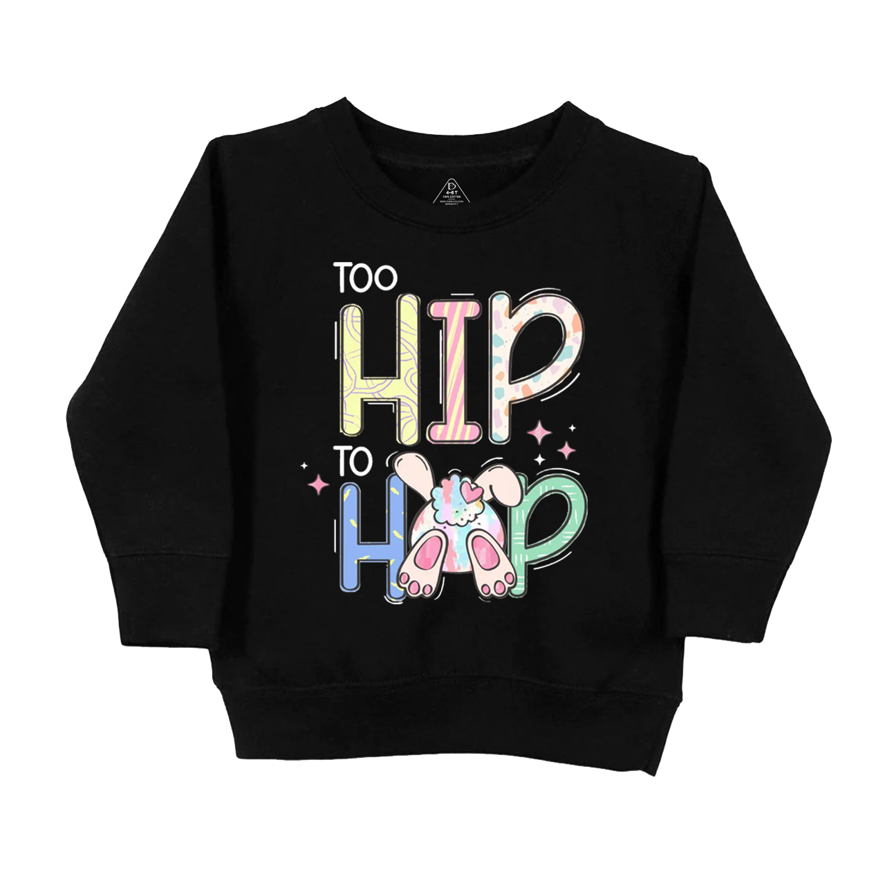 Too Hip To Hop Bunny Kid's Sweatshirt