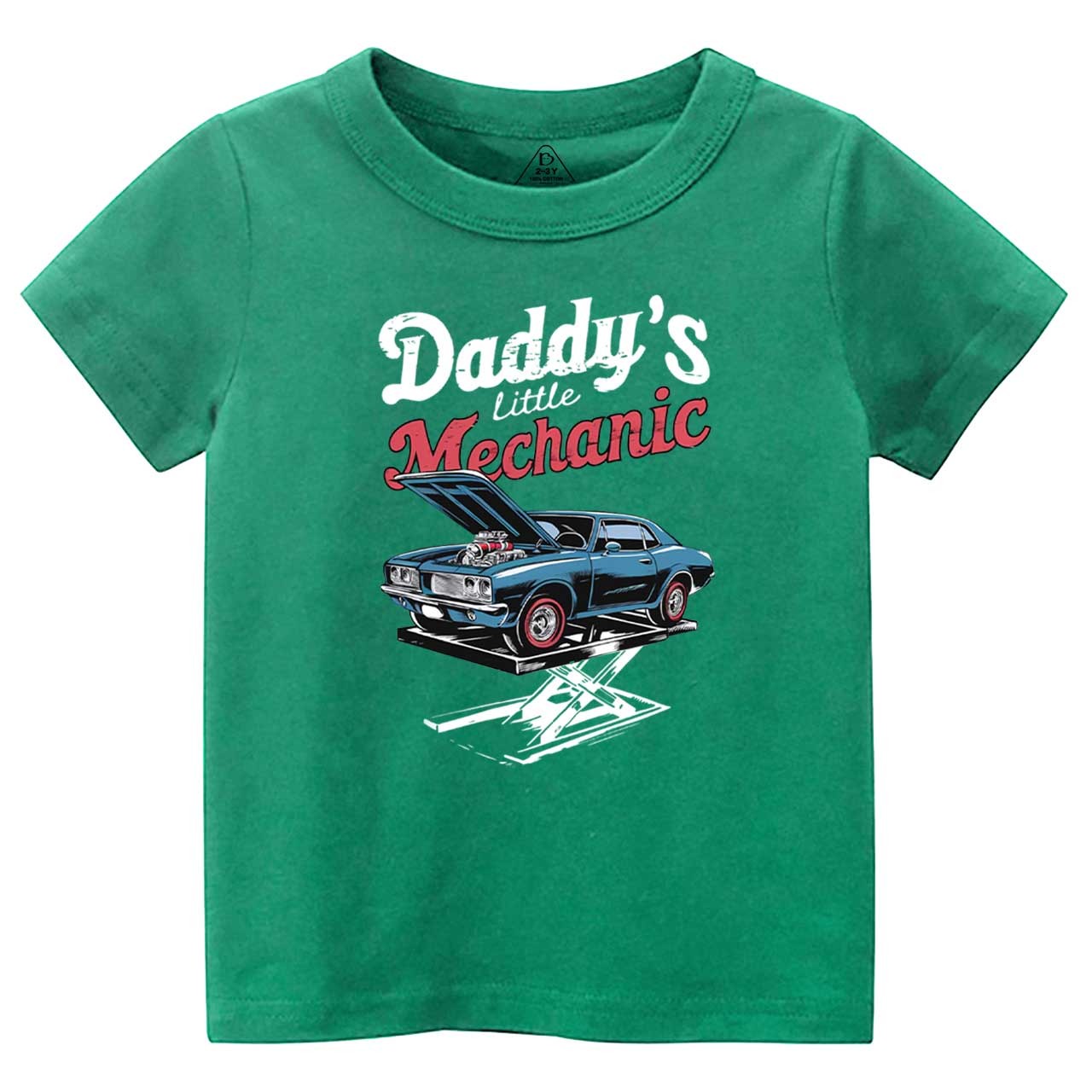 Daddy's Little Mechanic Toddler&Kid's Tees Beepumpkin