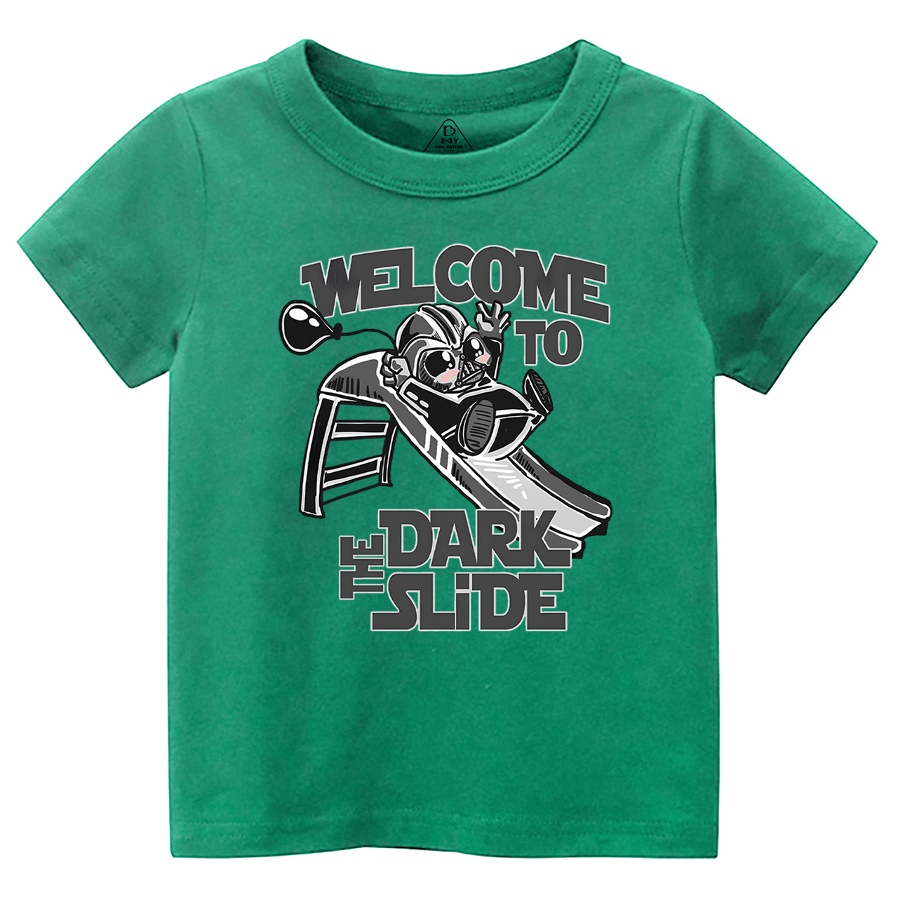 Welcome To The Dark Slide Toddler&Kid's Tees Beepumpkin