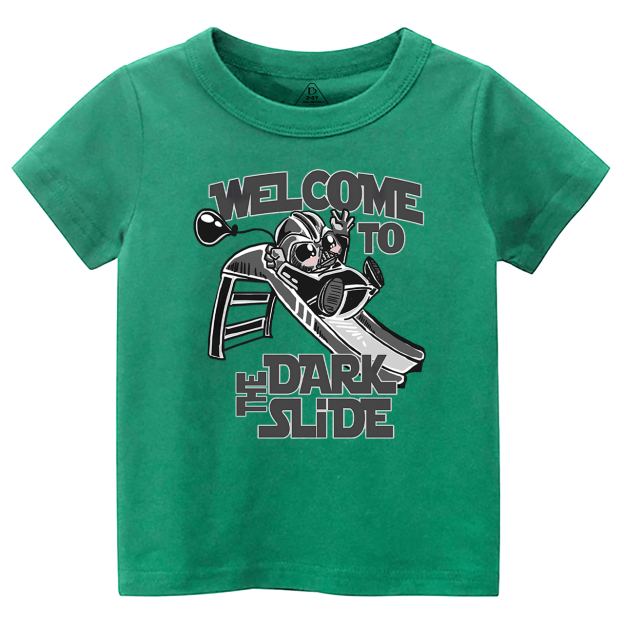 Welcome To The Dark Slide Toddler&Kid's Tees Beepumpkin