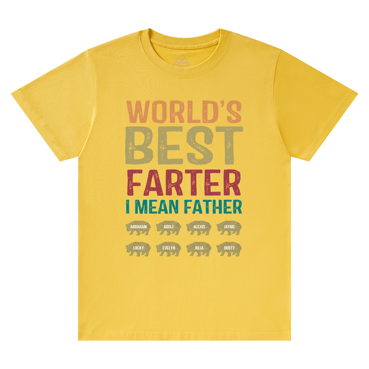 Personalized World's Best Farter I Mean Father Funny Shirt
