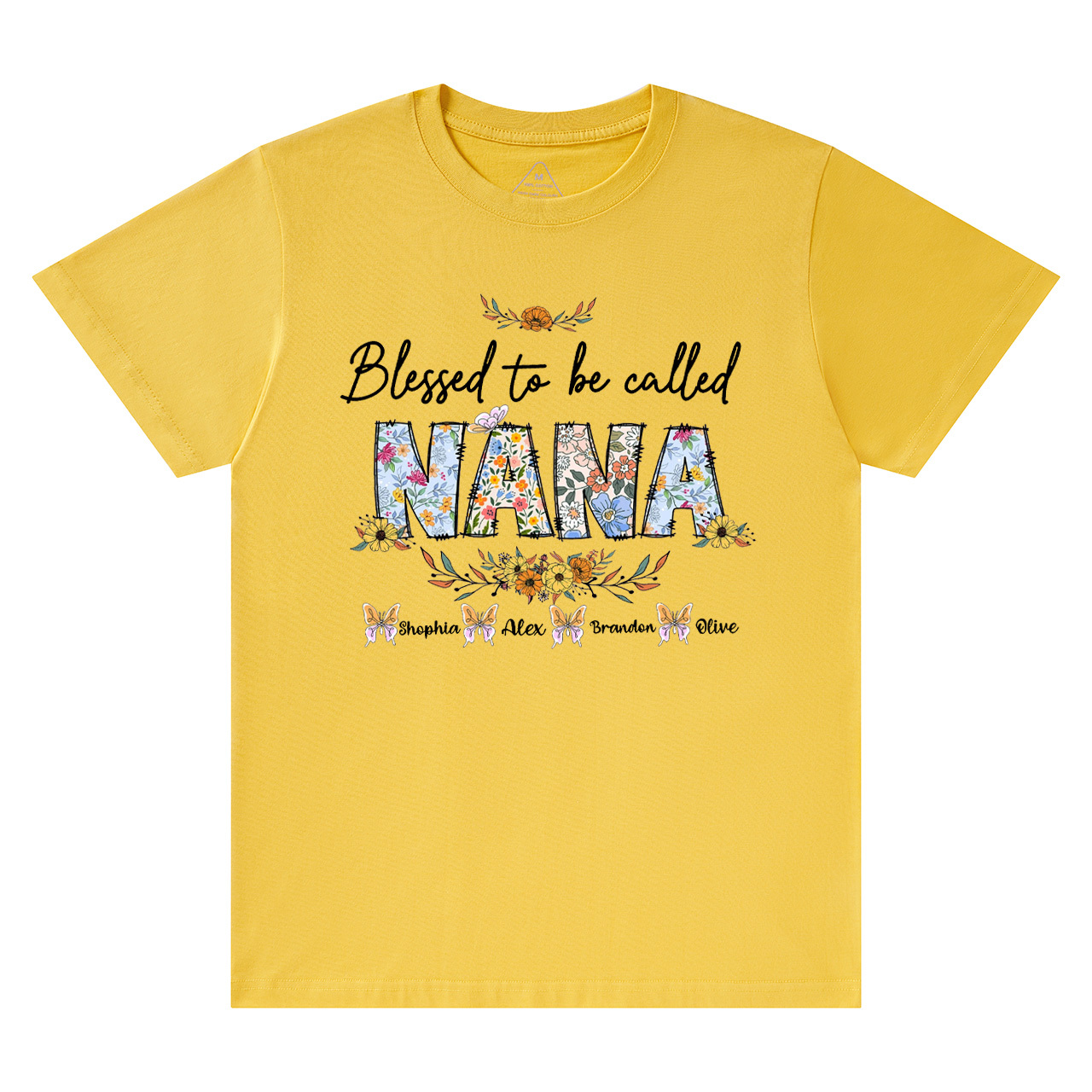 Personalized Blessed To Be Called Nana T-Shirts