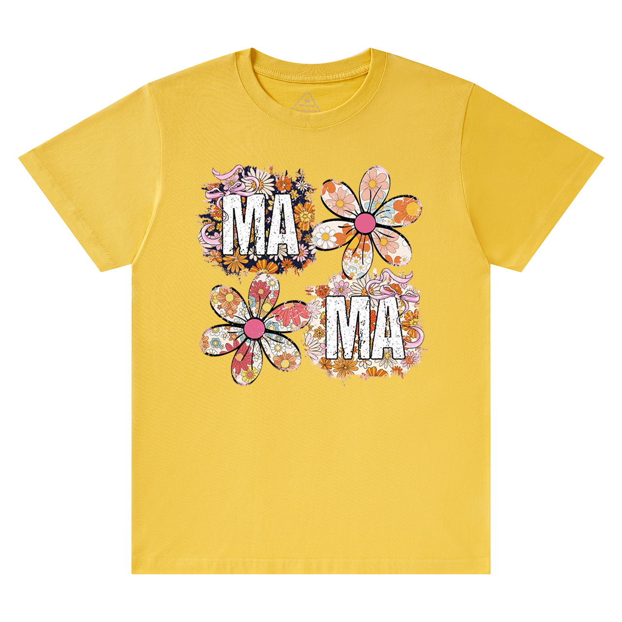 Retro Comfort Colors Floral Mama T-Shirts