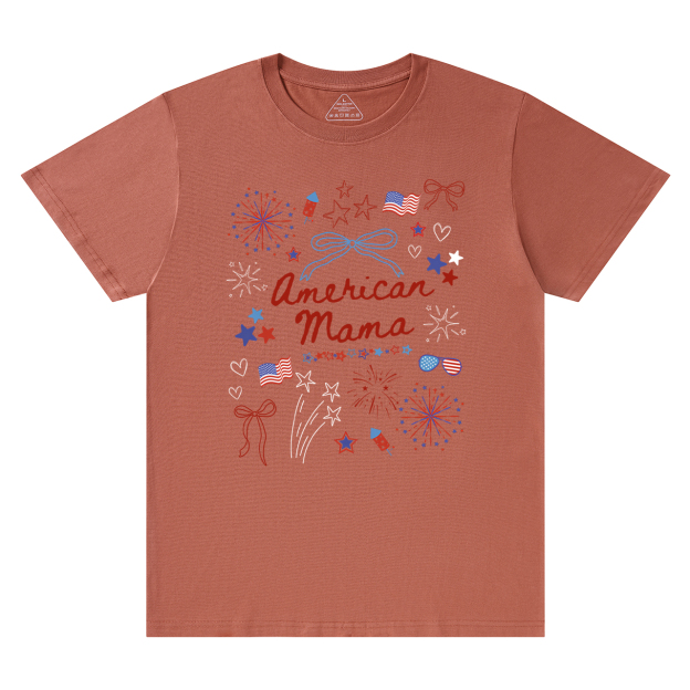 Comfort Colors 4th Of July Mama T-Shirts