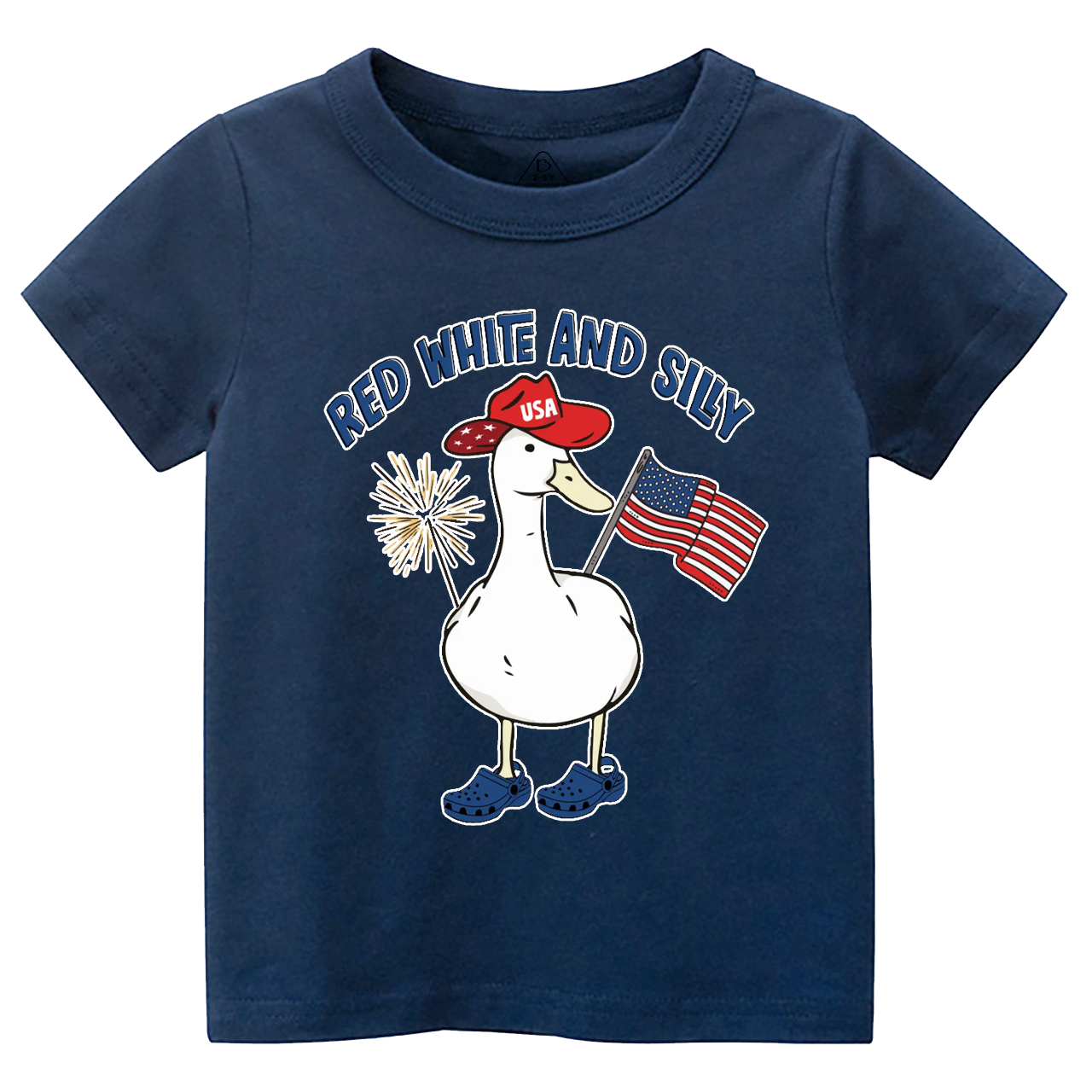 Red White And Silly Goose Toddler&Kid's Tees Beepumpkin 