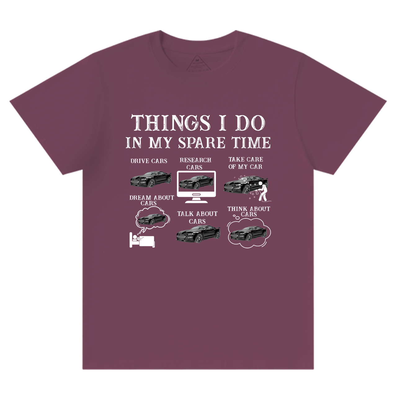 Things I Do In My Spare Time Funny Cars Dad T-Shirt